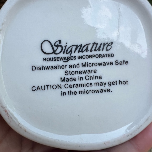 Signature Housewares Unique Floral Cat Coffee Mug - Picture 6 of 8